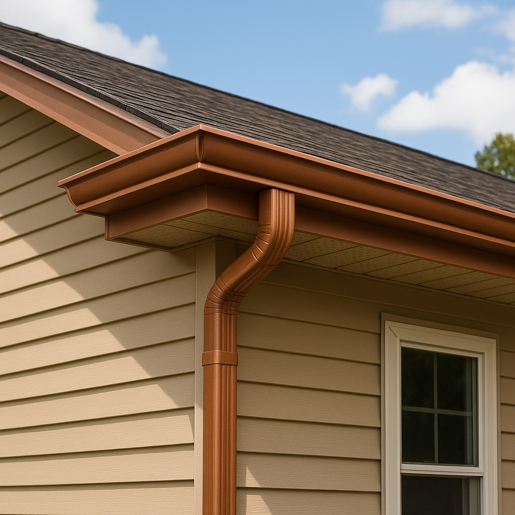 Coppertone Gutters