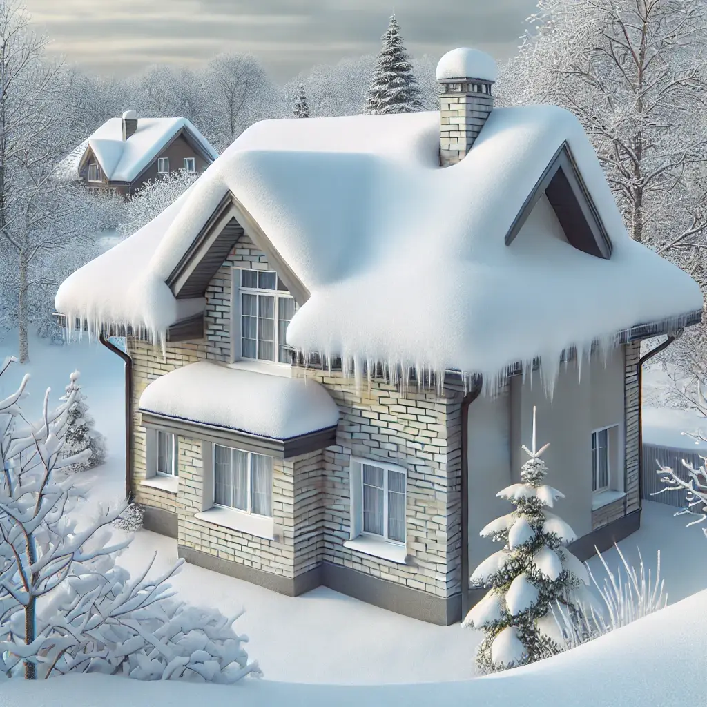 Snow Covered Roof