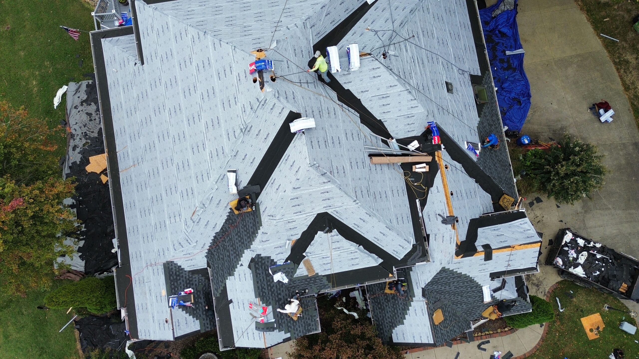 Large Roof Installation
